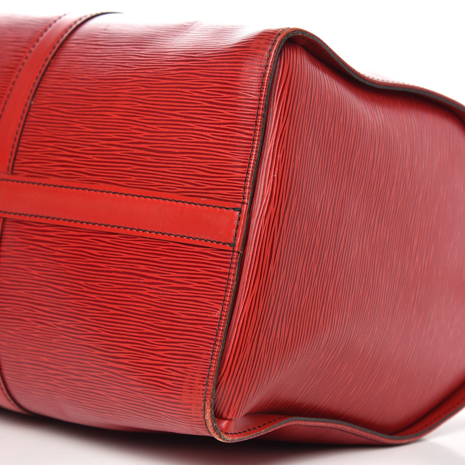 Louis Vuitton Epi Keepall 45 Castillan Red 8 of 14