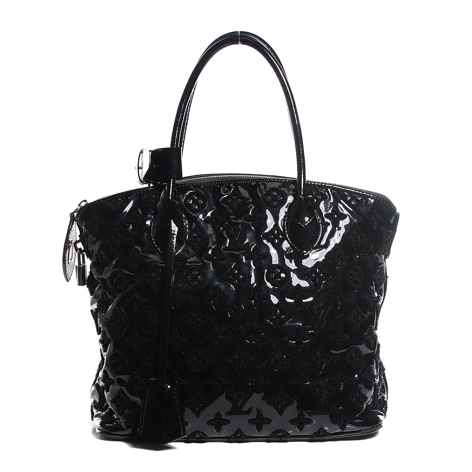 Louis Vuitton Patent Lambskin Fascination Lockit Black 1 of 7