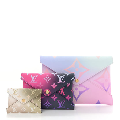 Louis Vuitton Monogram Giant Spring In The City Kirigami Pochette Set Sunrise Pastel Midnight Fuchsia Sunset Kaki 1 of 9