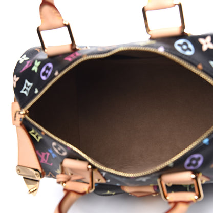 Louis Vuitton Monogram Multicolor Speedy 30 Black 7 of 10