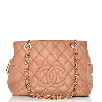 Chanel Caviar Petit Timeless Tote PTT Dark Beige 1 of 11
