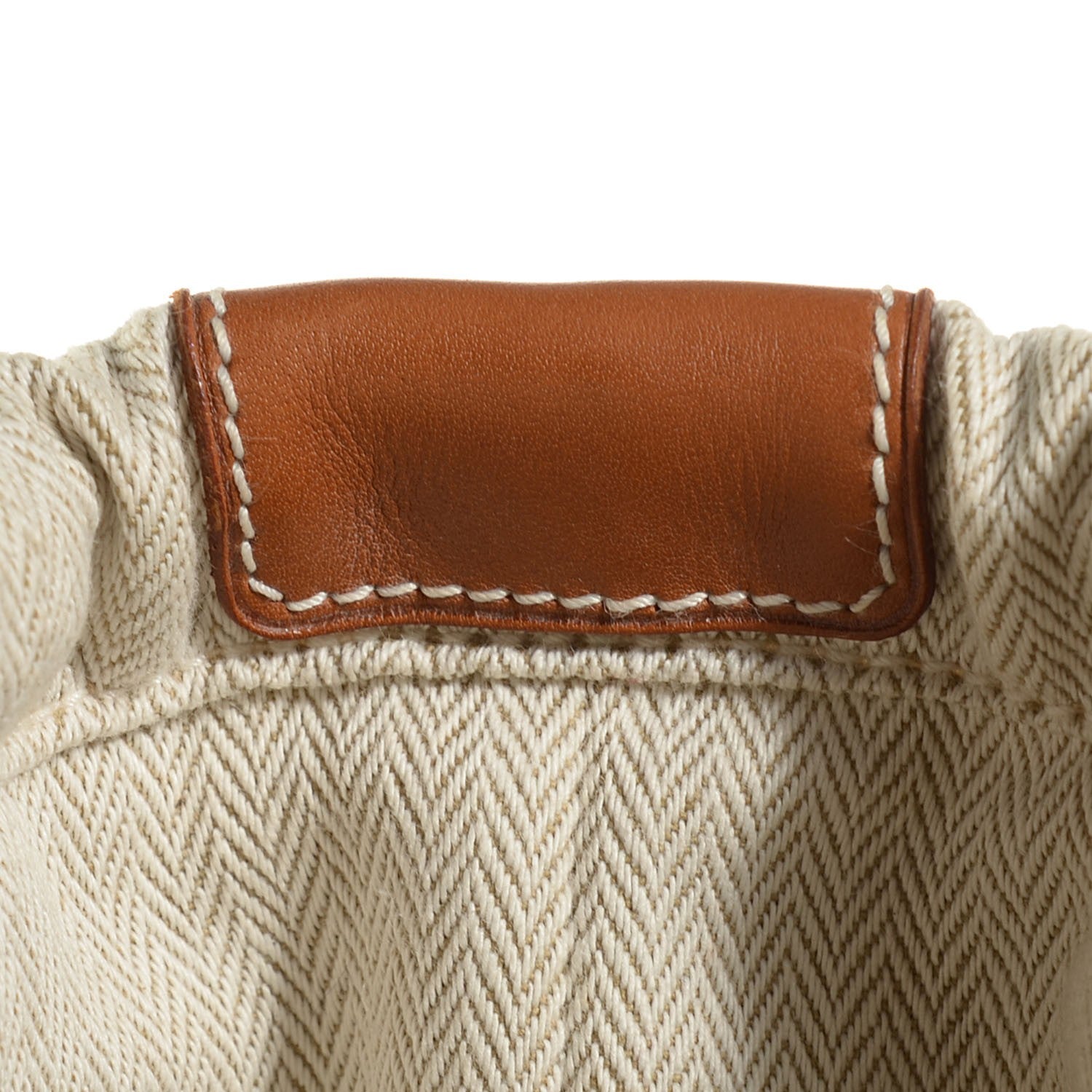 Hermes Canvas Barenia Fourbi 25 MM Pouch Naturel Fauve 10 of 13