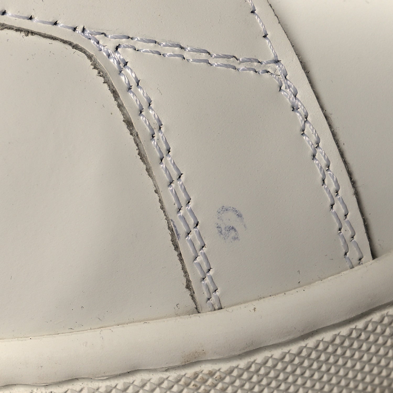 Saint Laurent Calfskin Metallic Ayers Signature Court Lips Sneakers 40.5 Optic White 12 of 12