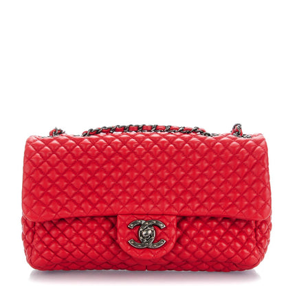 Chanel Lambskin Quilted Small Flap Red 1 of 8