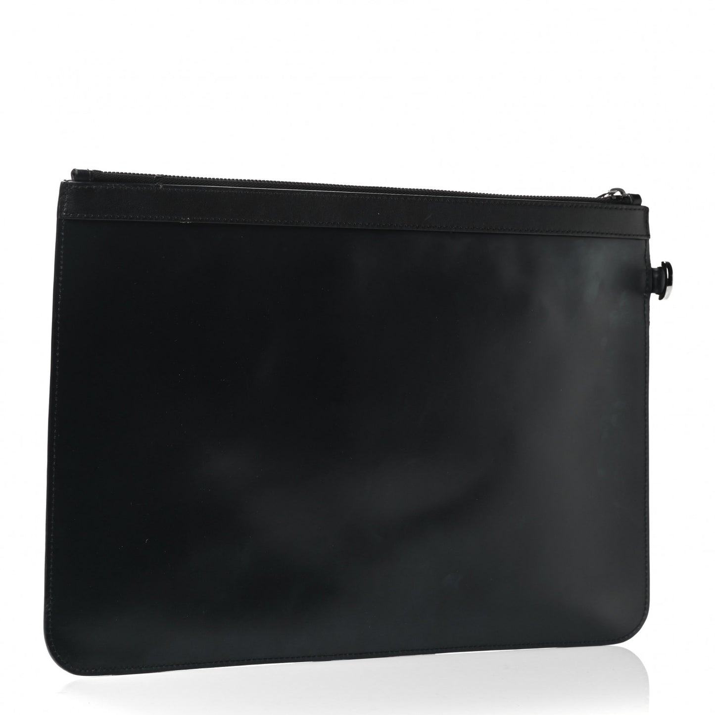 Spazzolato Velvet Star Applique Derek Document Holder Black