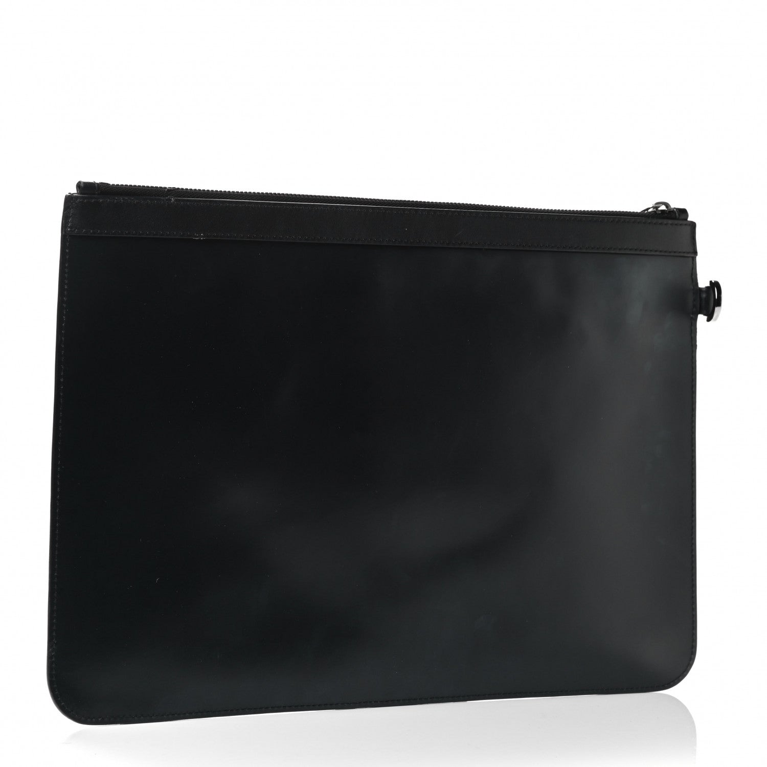 Jimmy Choo Spazzolato Velvet Star Applique Derek Document Holder Black 2 of 4