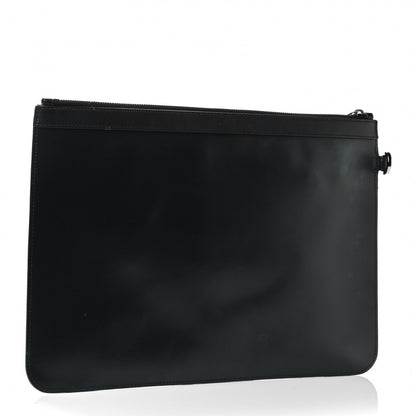Jimmy Choo Spazzolato Velvet Star Applique Derek Document Holder Black 2 of 4