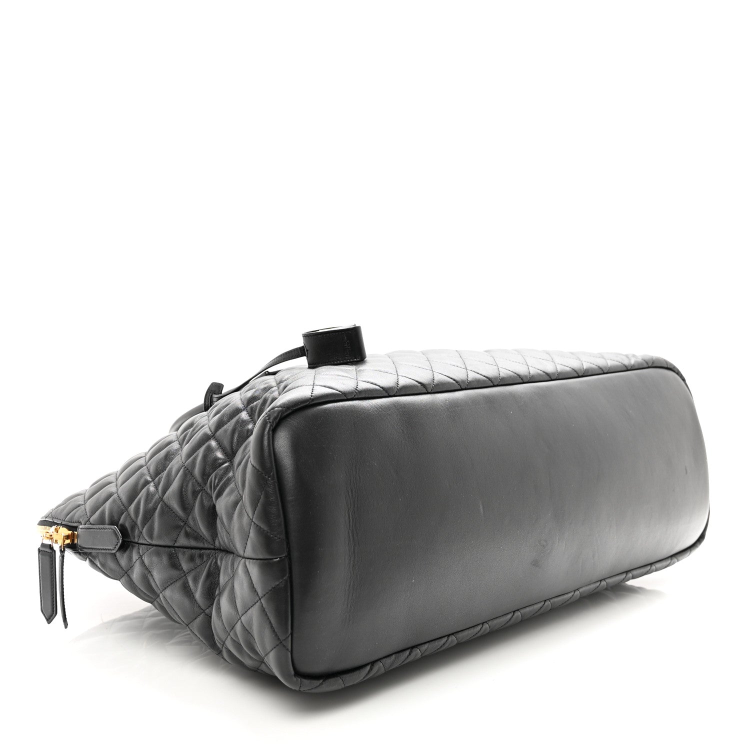 Saint Laurent Calfskin Quilted ES Giant Travel Bag Black 3 of 9