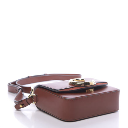 Chloe Shiny Calfskin Suede Mini C Bag Sepia Brown 4 of 10
