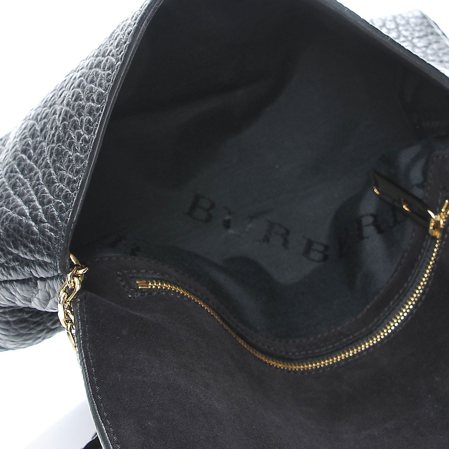 Burberry Signature Grain Medium Mildenhall Crossbody Bag Black 3 of 8