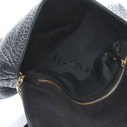 Burberry Signature Grain Medium Mildenhall Crossbody Bag Black 3 of 8