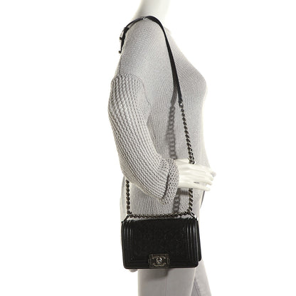 Chanel Caviar Quilted Small Boy Flap Black 2 of 8