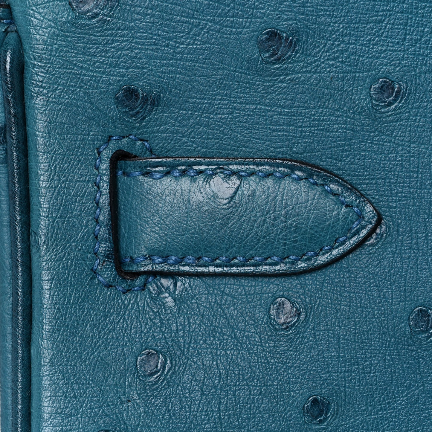 Ostrich Birkin 30 Cobalt