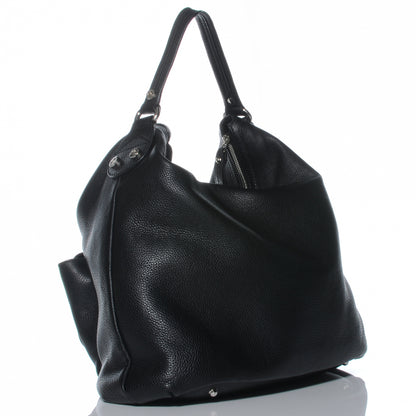 Gucci Pebbled Calfskin G Coin Medium Hobo Black 3 of 7