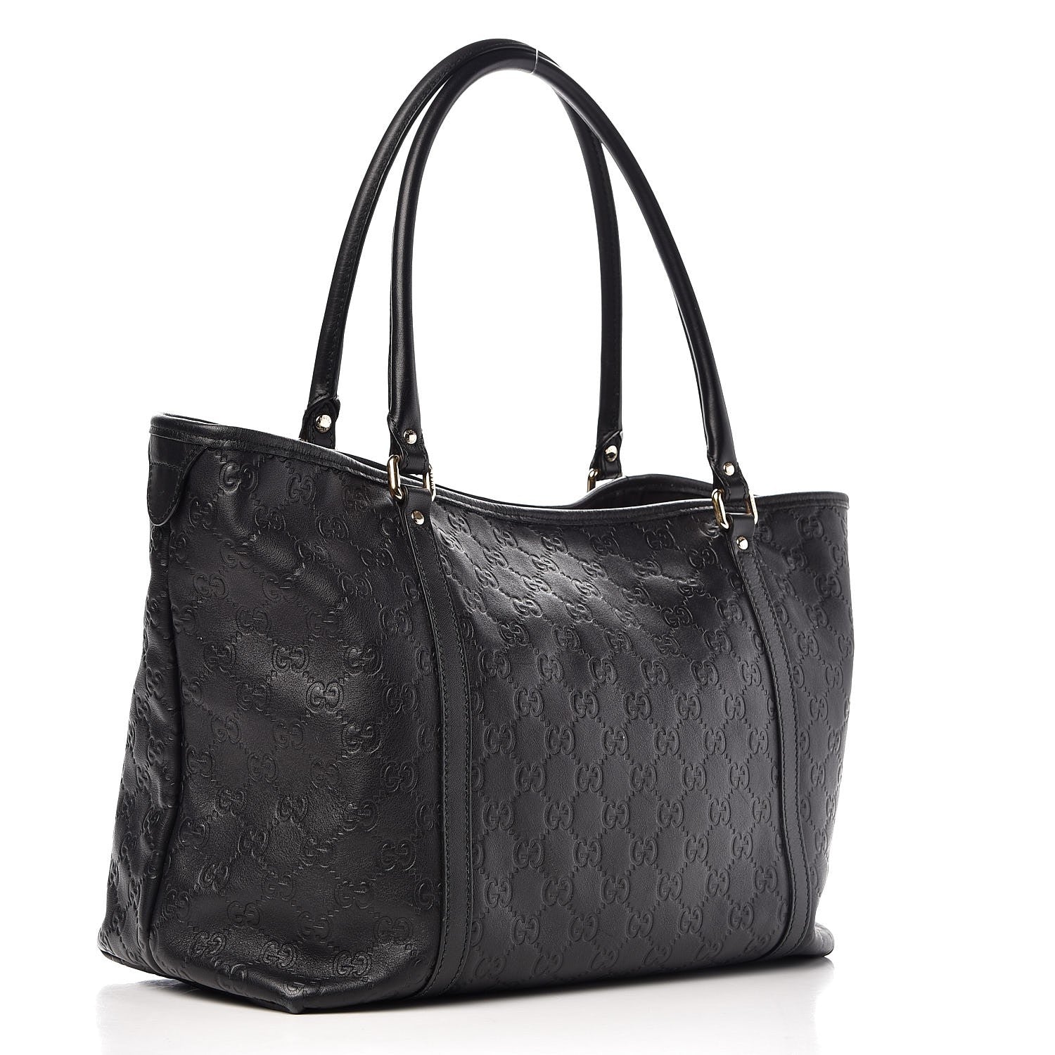 Gucci Guccissima Vitello Tender Medium Joy Tote Black 3 of 10
