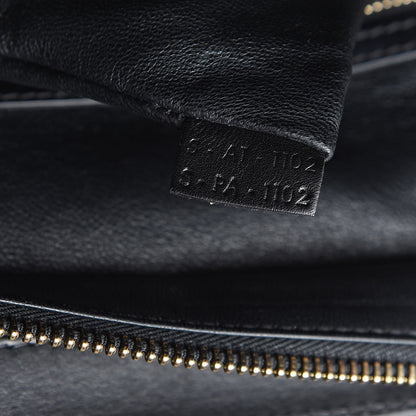 Celine Linen Smooth Calfskin Mini Bi-Color Luggage Natural Black 7 of 19