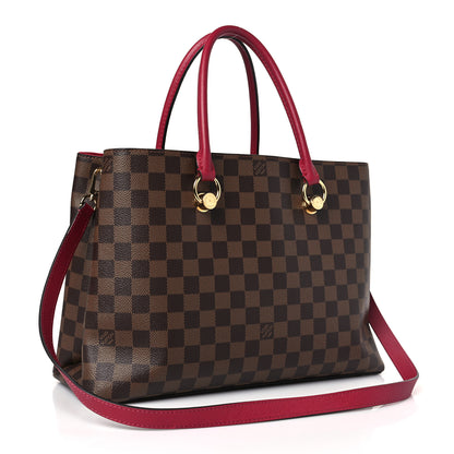 Louis Vuitton Damier Ebene LV Riverside Lie De Vin 3 of 8