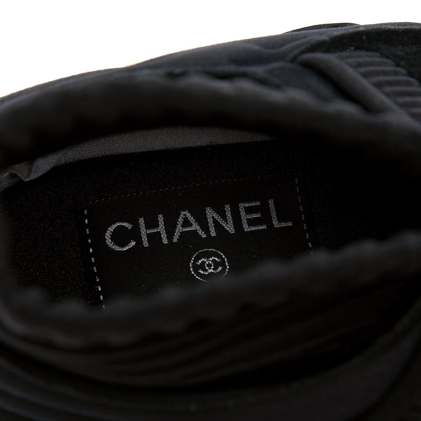 Stretch Fabric CC Sneakers 35.5 Black