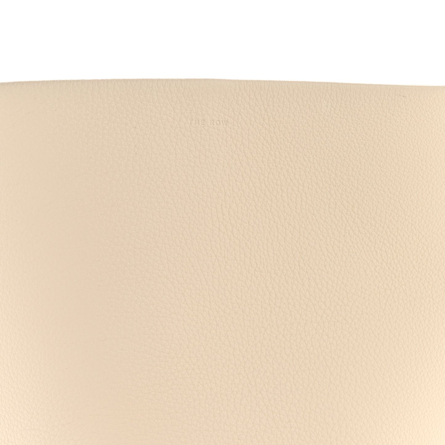 Grained Calfskin Medium N/S Park Tote Ivory
