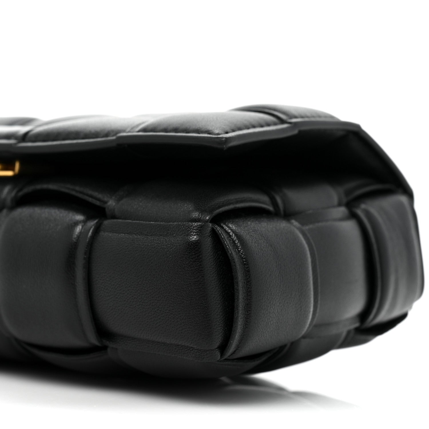 Bottega Veneta Nappa Maxi Intreccio Padded Cassette Crossbody Bag Black 7 of 8