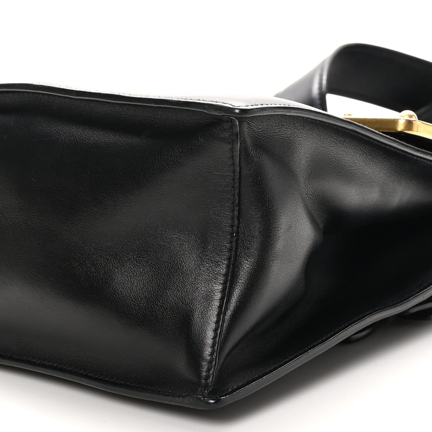 Prada City Calfskin Saffiano Cahier Top Handle Bag Black 9 of 11