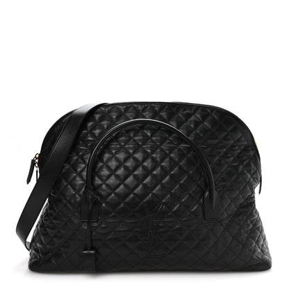 Saint Laurent Calfskin Quilted ES Giant Travel Bag Black 1 of 9