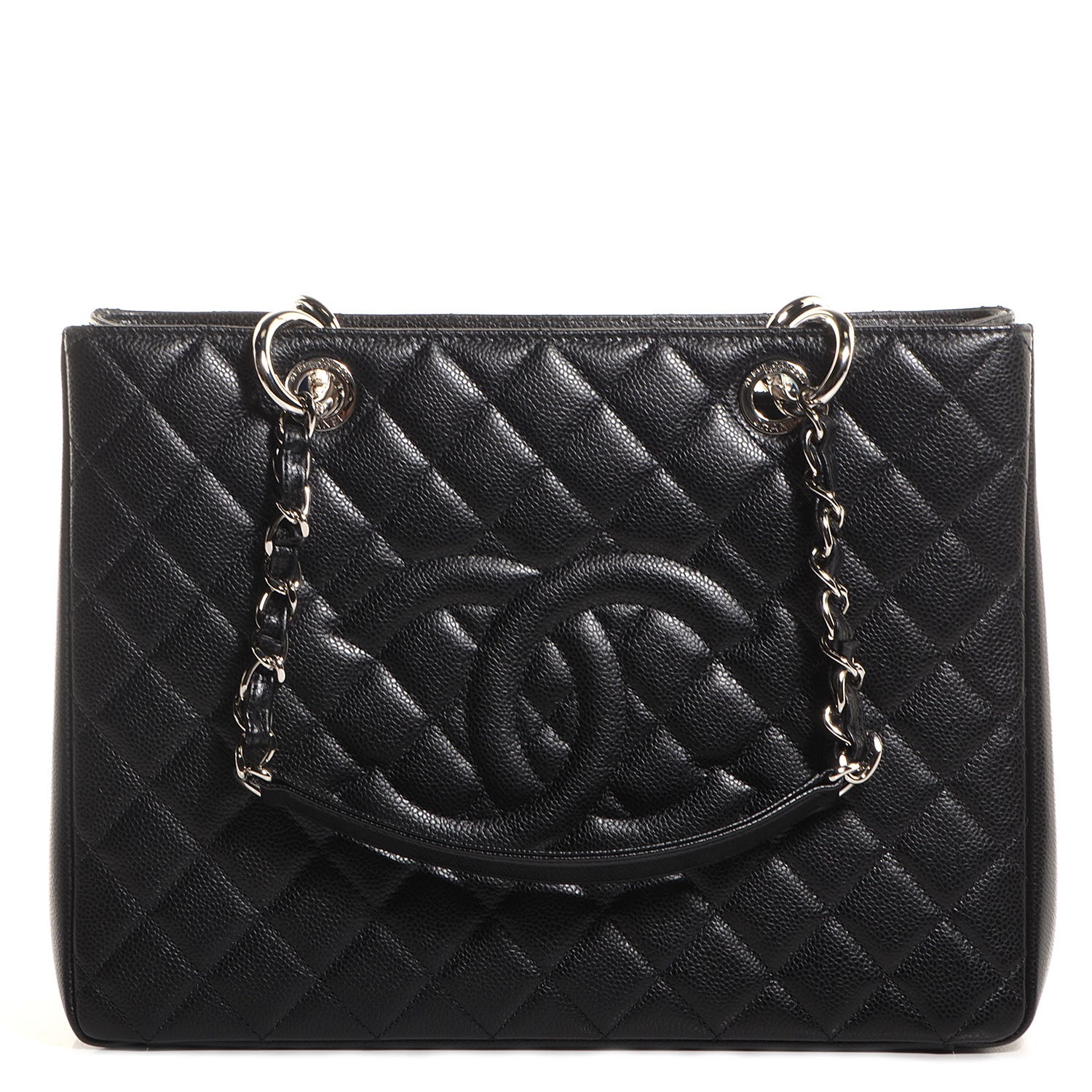 Chanel Caviar Grand Shopping Tote GST Black 1 of 8