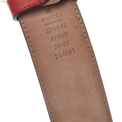 Gucci Moon Calfskin Interlocking G 37mm Belt 70 28 Tabasco 4 of 9