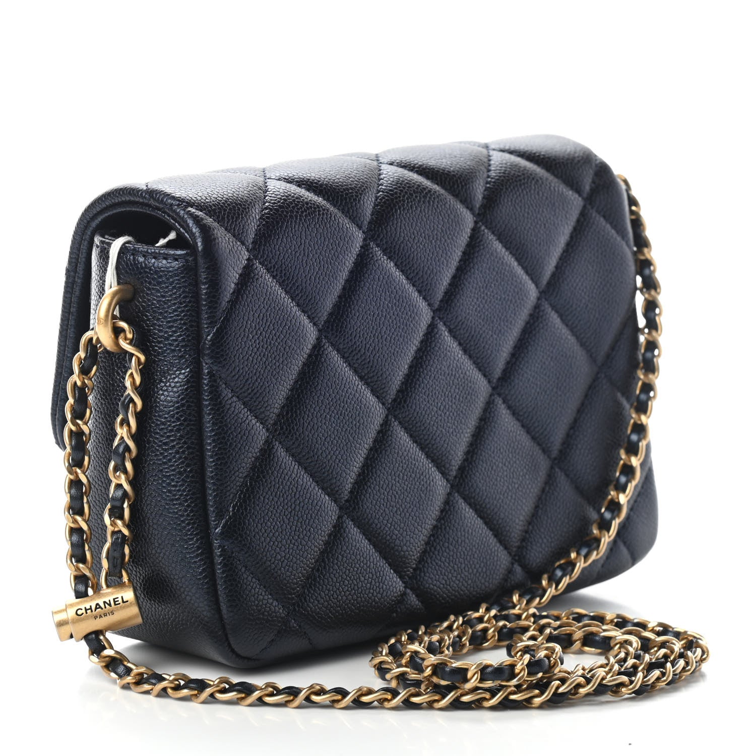 Chanel Iridescent Caviar Quilted Mini My Perfect Flap Black 3 of 10