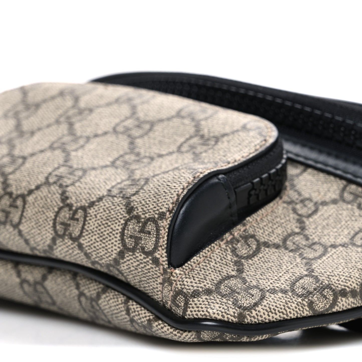 GG Supreme Monogram Belt Bag Black