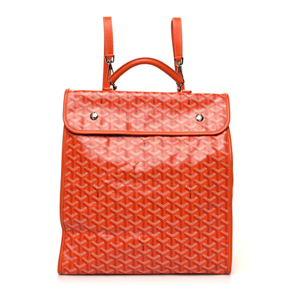 Goyard Goyardine Saint Leger Soft Briefcase Backpack Orange 1 of 11