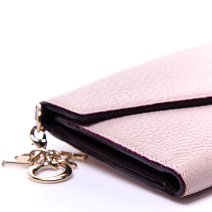 Christian Dior Bullcalf Diorissimo Medium Envelope Wallet Pink 6 of 9