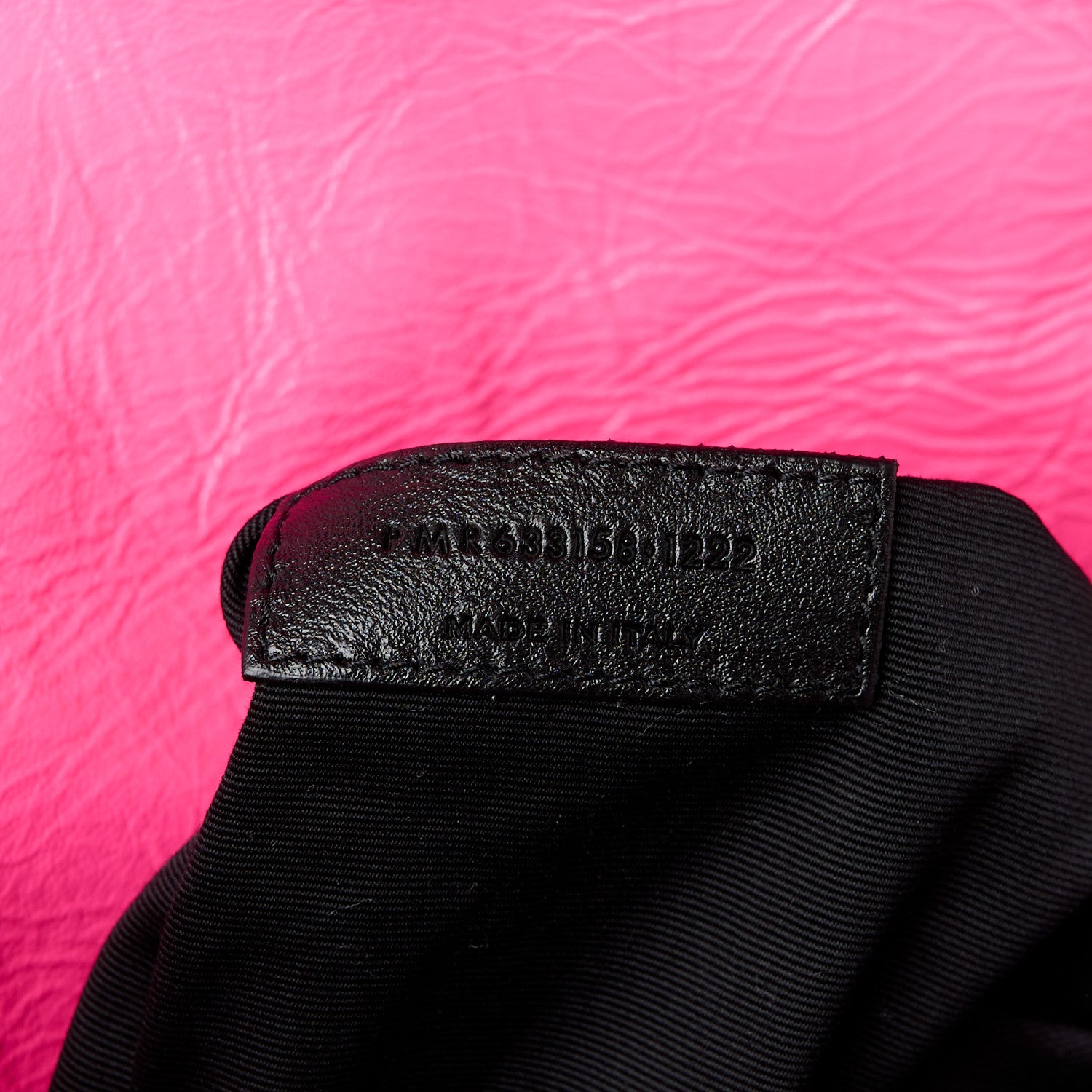 Saint Laurent Crinkled Calfskin Matelasse Monogram Medium Niki Chain Satchel Rose Glow 8 of 11