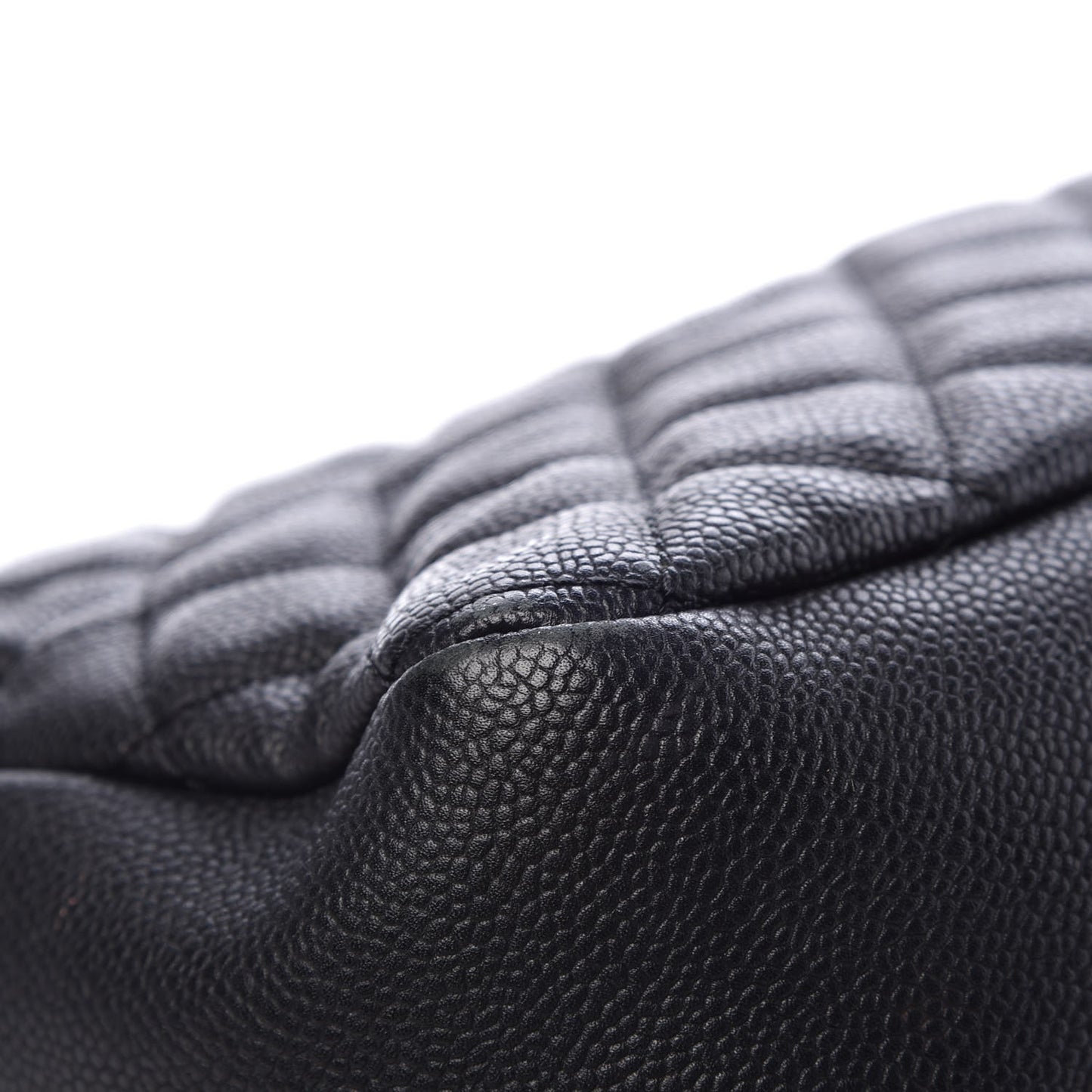 Caviar Quilted Jumbo Easy Flap Black