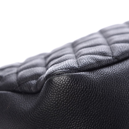 Chanel Caviar Quilted Jumbo Easy Flap Black 12 of 15