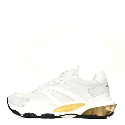 Valentino Garavani Calfskin Mens Bounce Sneakers 40.5 White 1 of 17