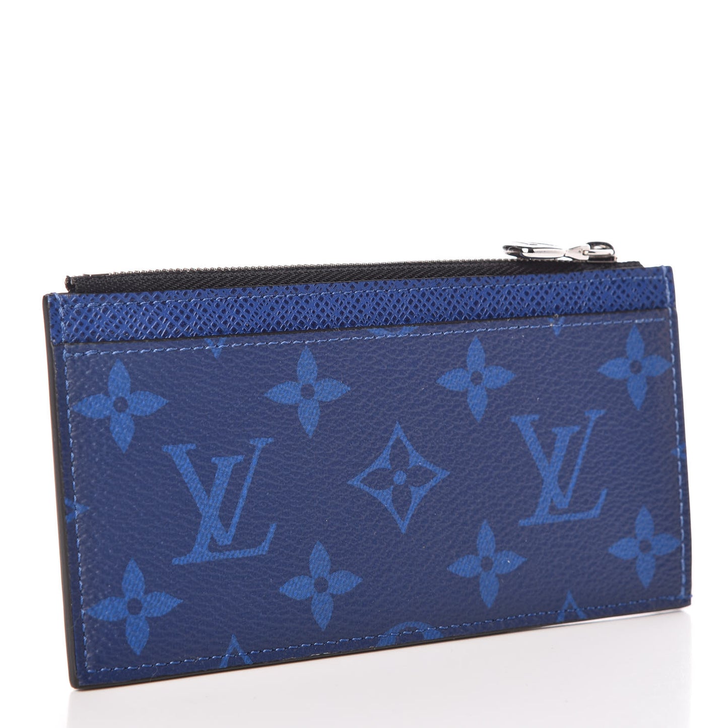 Monogram Taiga Coin Card Holder Cobalt
