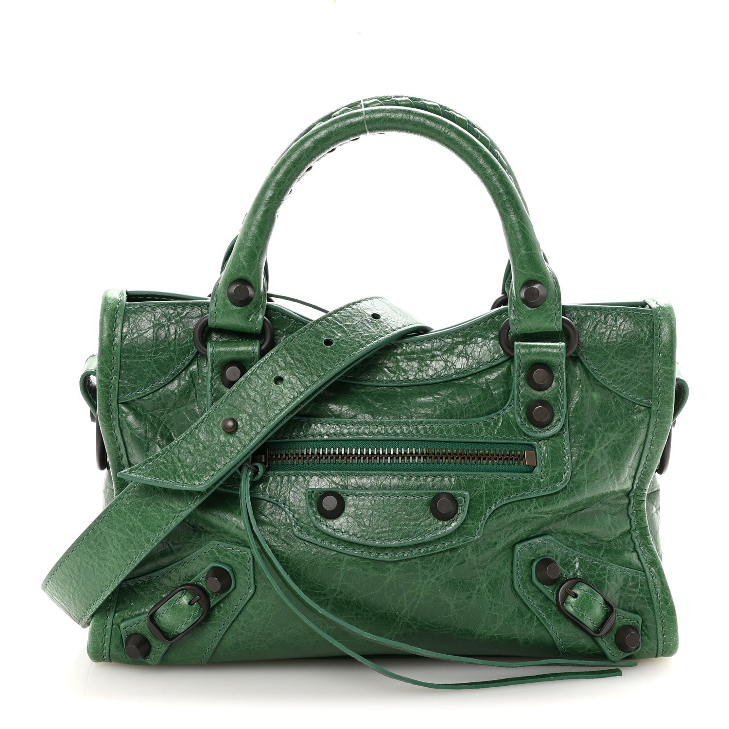 Balenciaga Agneau Classic Hardware Mini City Emerald 1 of 8