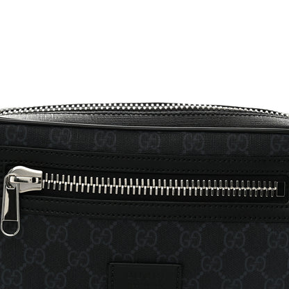 Gucci Soft GG Supreme Monogram Web Belt Bag Black Grey 8 of 10