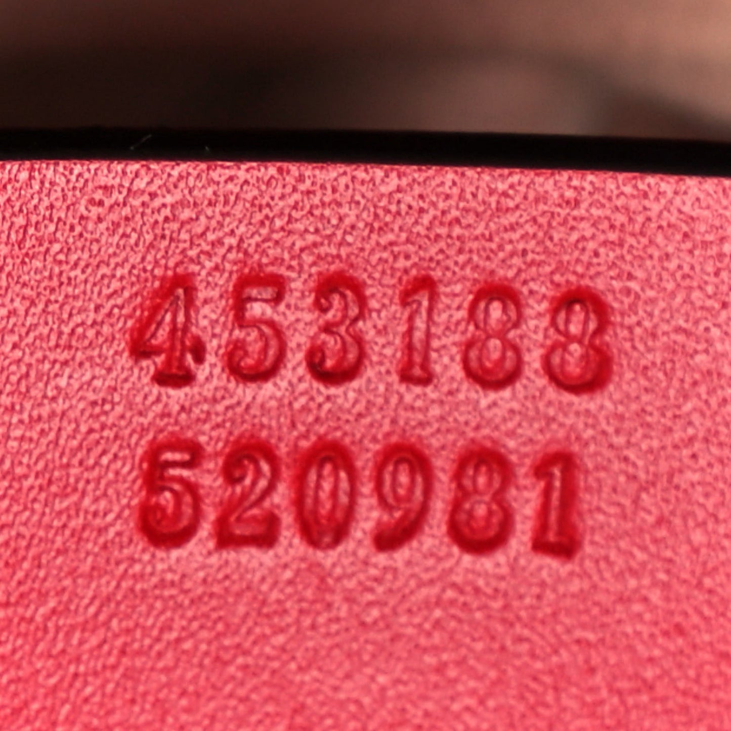 Guccissima Signature Small Padlock Top Handle Bag Hibiscus Red