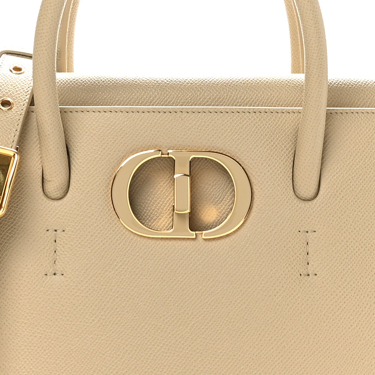 Christian Dior Grained Calfskin Medium St. Honore Tote Beige 7 of 9