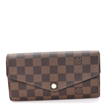 Louis Vuitton Damier Ebene Sarah Wallet NM 1 of 8