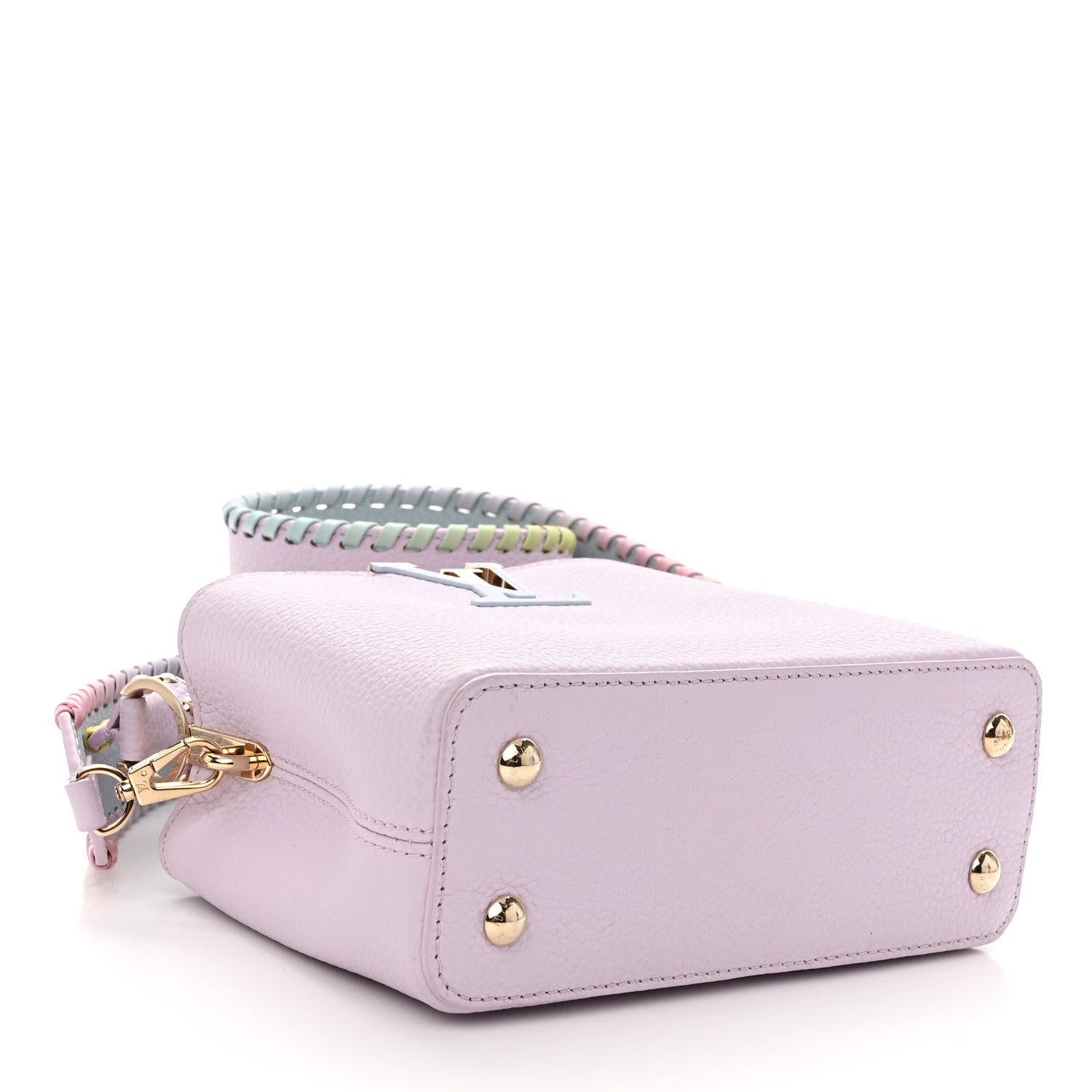 Louis Vuitton Taurillon Capucines Mini Rainbow Wisteria 4 of 9