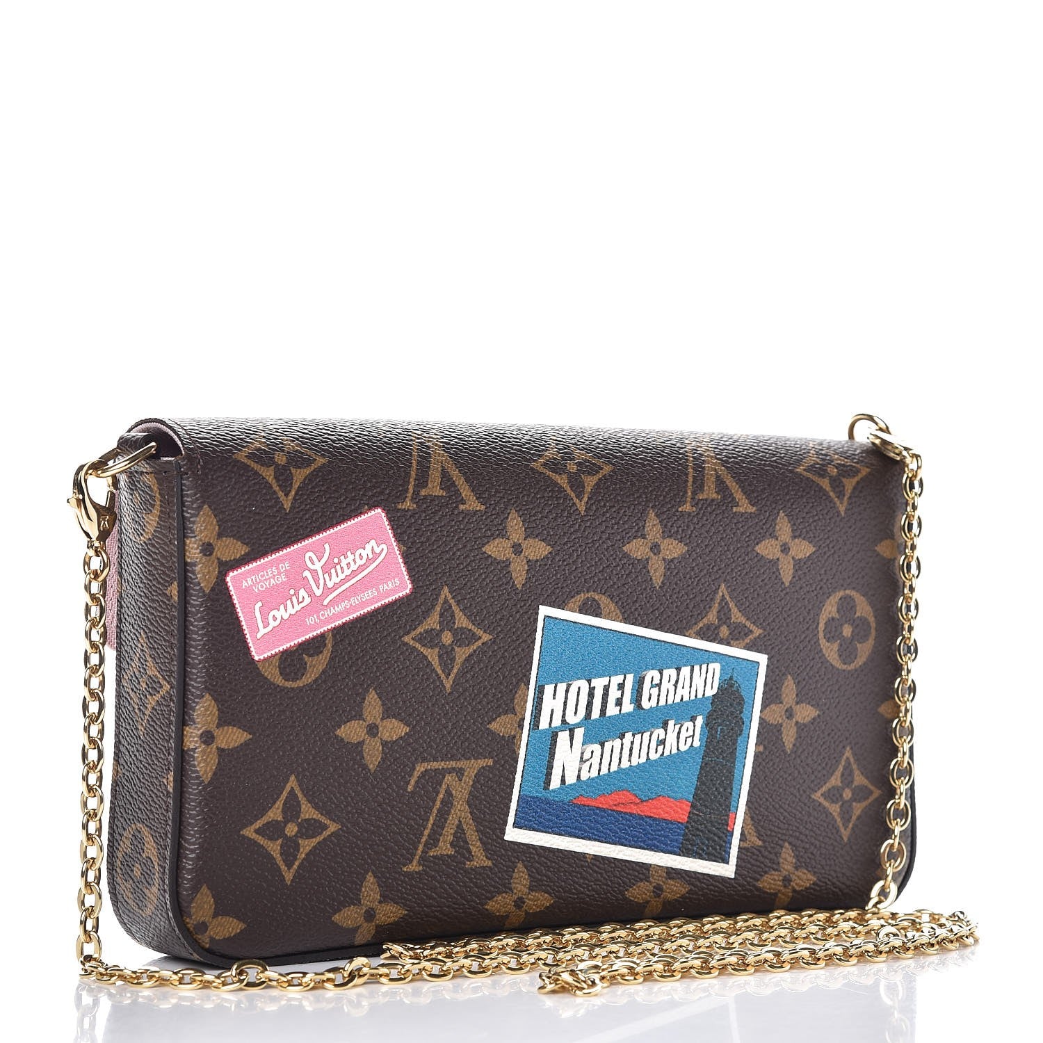 Louis Vuitton Monogram World Tour Pochette Felicie 3 of 9