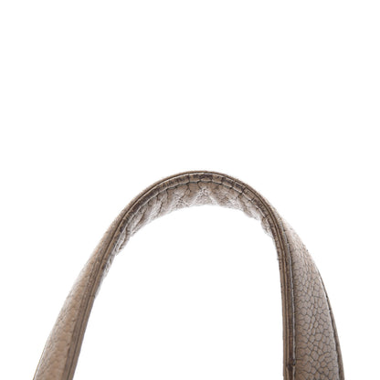 Chanel Caviar Square Stitched Tote Beige 13 of 18