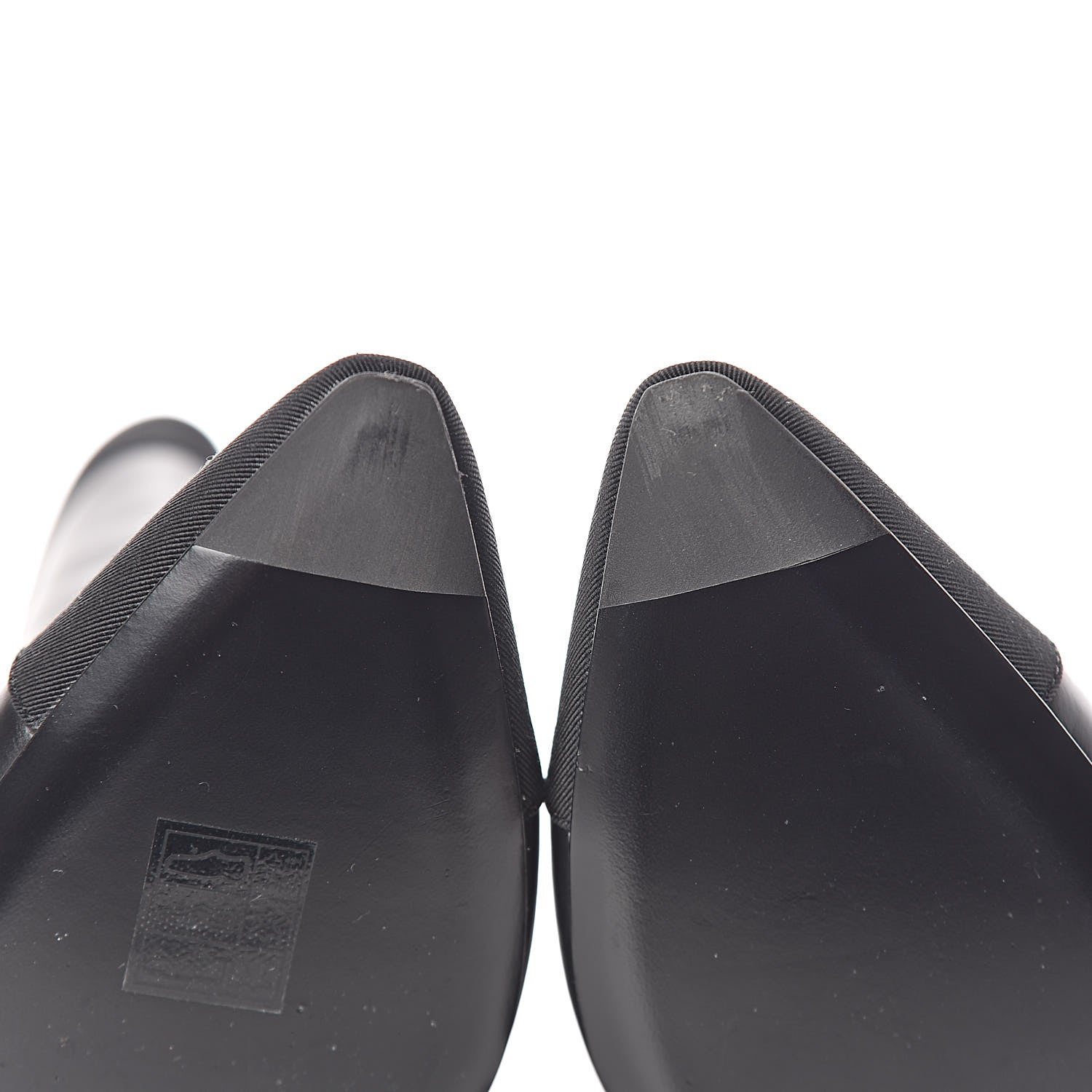Chanel Lambskin Grosgrain Cap Toe Short Ankle Boots 38 Black 7 of 10