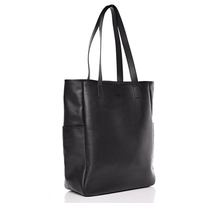 Alexander McQueen Calfskin Perforated Skull Tote Black 3 of 10