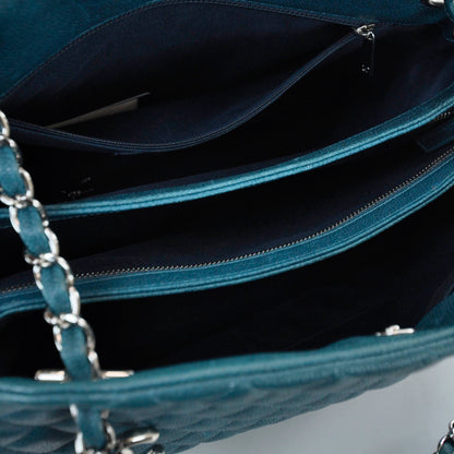 Chanel Caviar Large Just Mademoiselle Turquoise 7 of 10