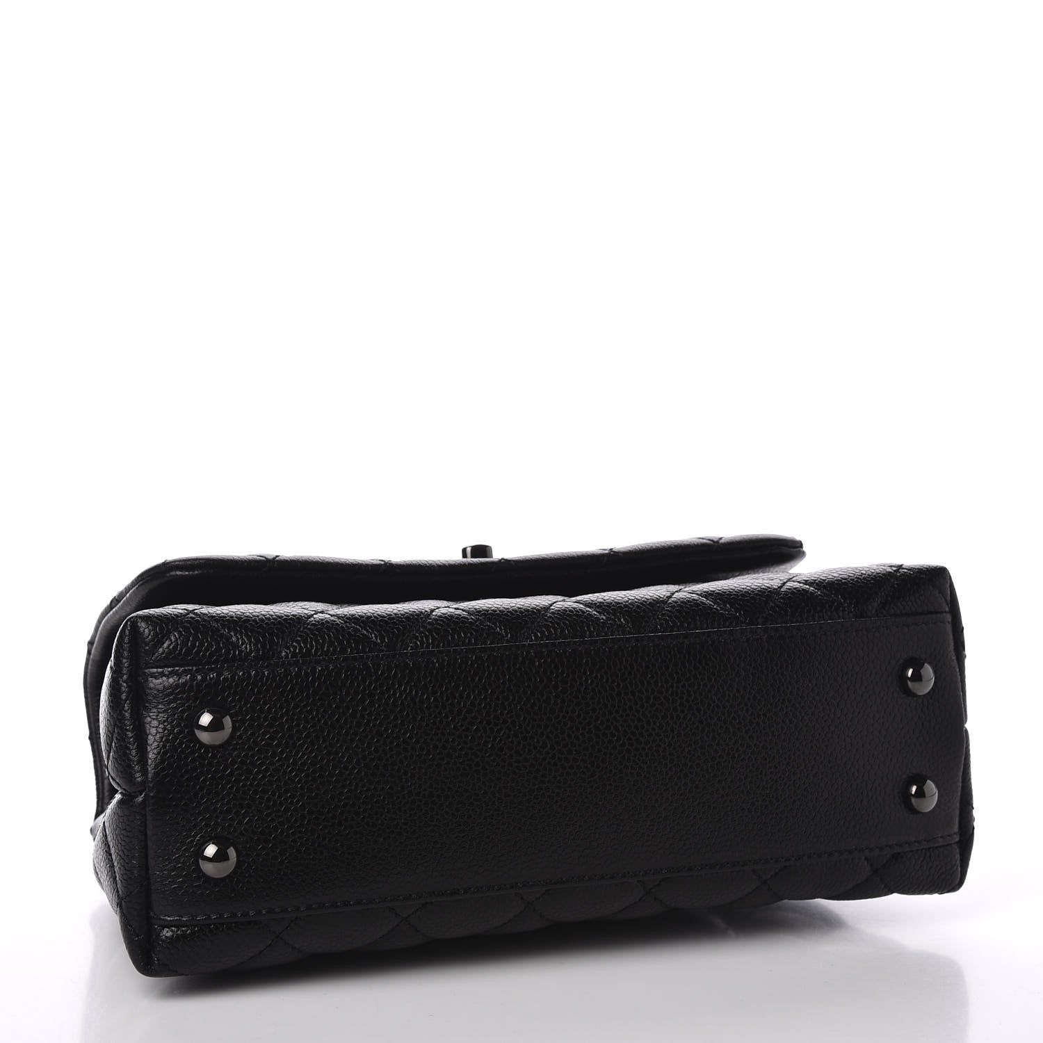 Chanel Caviar Quilted Mini Coco Handle Flap So Black 3 of 10