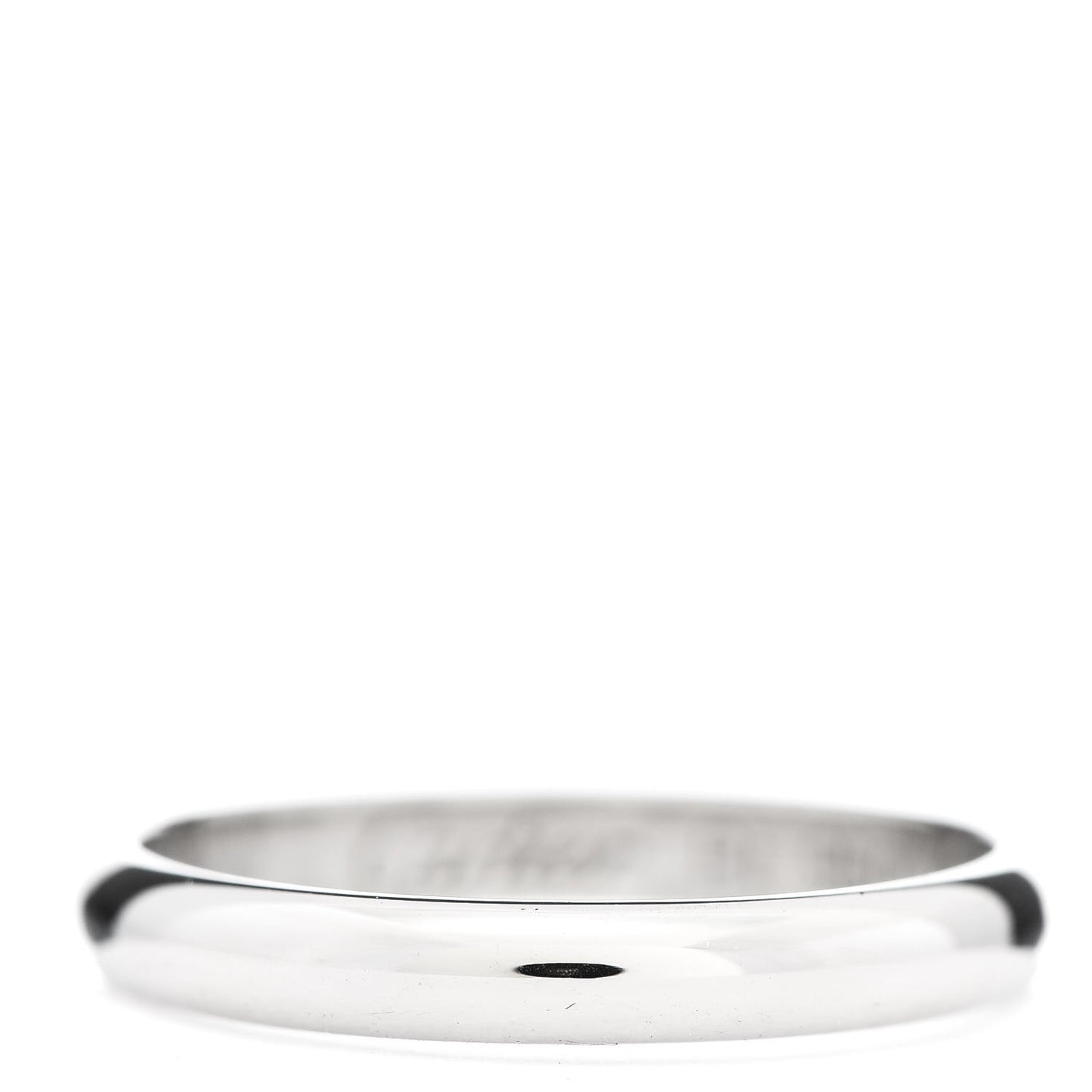 Platinum Diamond 2.6mm 1895 Wedding Band Ring 49 4.75